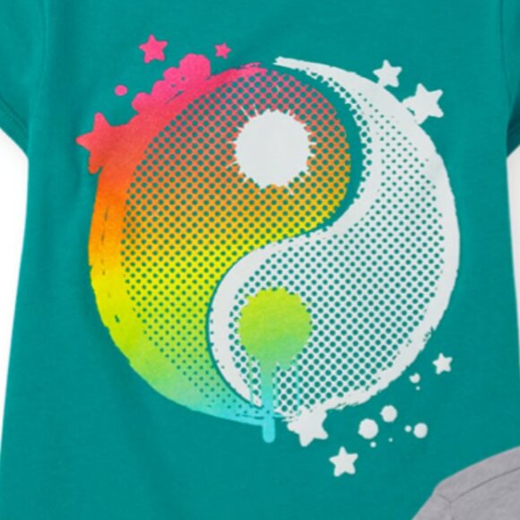 The Children’s Place Girls Peace Graphic Tee 3-Pack - Multi Color Size XS (4) - Picture 4 of 4